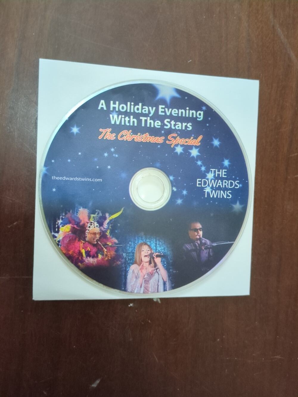 The Edwards Twins - Christmas with the Stars - DVD - disc only